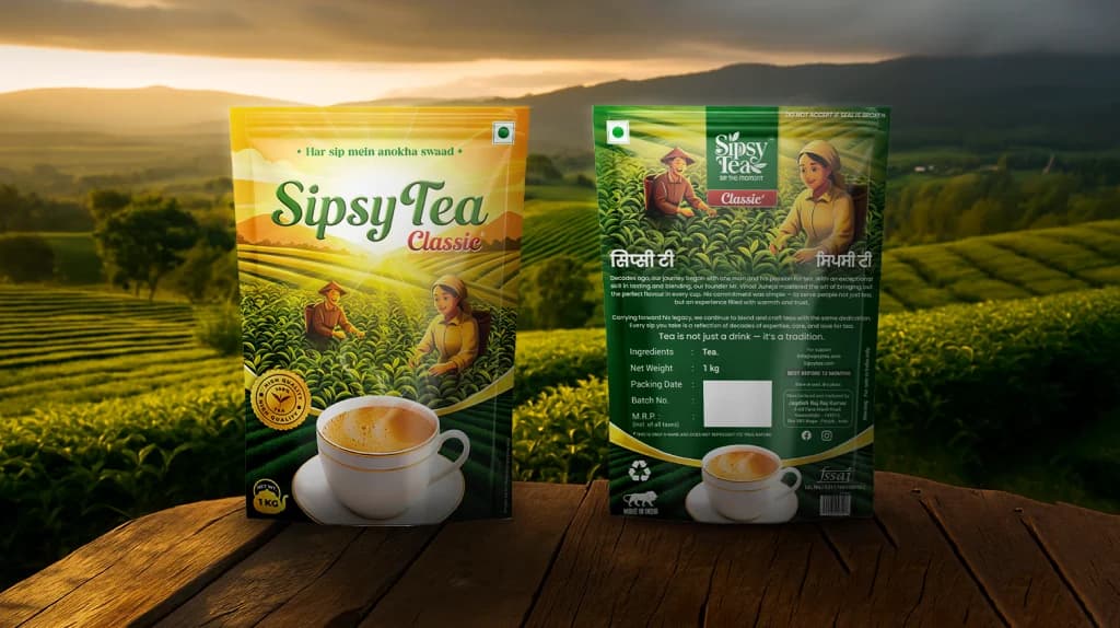 Sipsy Tea — brand work by Clunk